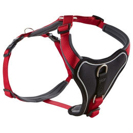 Produktbild von Wolters Hundegeschirr Professional Comfort aus Nylon in Cayenne/Grau Größe 6 mit 35 mm Breite