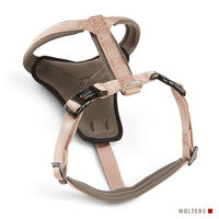 Produktbild von Wolters Hundegeschirr Professional Comfort aus Nylon in Champagner/Trüffel Größe S (Bauchumfang 40-45 cm) wasserabweisend