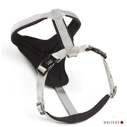 Wolters Hundegeschirr Professional Comfort aus Nylon silber/schwarz Größe 1 Breite 25 mm – Bild 1 von 2