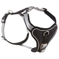 Produktbild von Wolters Hundegeschirr Professional Comfort Silber/Schwarz aus Neopren und Nylon Größe 2