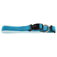 Produktbild von Wolters Hundehalsband Professional Comfort aus Nylon in Aqua/Azur mit 50-55 cm Halsumfang