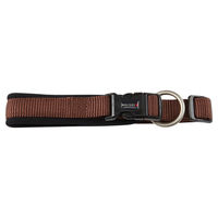 Produktbild von Wolters Hundehalsband Professional Comfort aus Nylon in Braun und Schwarz mit 25 mm Breite