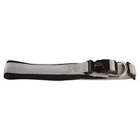 Produktbild von Wolters Hundehalsband Professional Comfort extra-breit aus Nylon in Silber/Schwarz