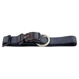 Wolters Hundehalsband Professional extra breit aus Nylon in Grau Größe M 28 - 40 cm – Bild 1 von 2