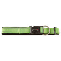 Produktbild von Wolters Hundehalsband Soft & Safe reflektierend aus Neopren und Nylon lime/schwarz 20-24cm