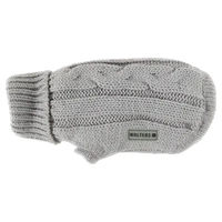 Produktbild von Wolters Hundepullover Strickpullover Zopf Grau Mini - 1 Stk.