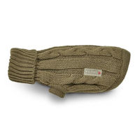 Produktbild von Wolters Hundepullover Zopf-Strickpullover Grün für kleine bis mittlere Hunde