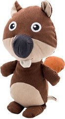 Wolters Hundespielzeug Animal Family Benny Biber Plüschspielzeug braun-beige 33 cm – Bild 1 von 3