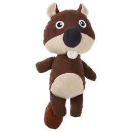 WOLTERS Hundespielzeug Animal Family Benny Biber Plüschspielzeug Junior Braun Beige 22 cm – Bild 1 von 3