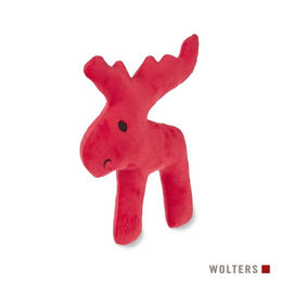 Wolters Hundespielzeug Elch aus Plüsch Rot Christmas Range – Bild 1 von 1