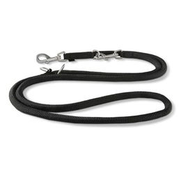 Wolters K2 Führleine für Hunde aus Nylon Schwarz 300 cm x 9 mm - 300 cm – Bild 1 von 4