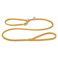 Produktbild von Wolters K2 Moxonleine für Hunde aus Nylon Curry Gelb 180 cm x 13 mm - 180 cm