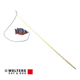 Produktbild von Wolters Katzenspass Spielangel Fisch aus Baumwolle bunt