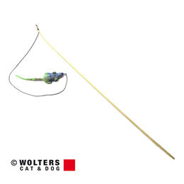 Produktbild von Wolters Katzenspass Spielangel Maus aus Baumwolle bunt