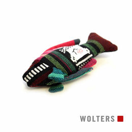 Produktbild von Wolters Katzenspass Spielzeug Fisch aus Baumwolle mit Catnip bunt
