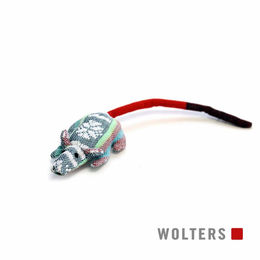 Produktbild von Wolters Katzenspass Spielzeug Maus aus Baumwolle mit Baldrianwurzel gefüllt bunt
