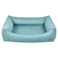 Produktbild von WOLTERS Kilian Cord Lounge Hundebett Eisblau Größe L OEKO-TEX Standard 100