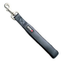 Produktbild von WOLTERS Kurzführer Professional Comfort Leine aus Gurtband Gr. XL 45cm x 25mm Graphit/Schwarz