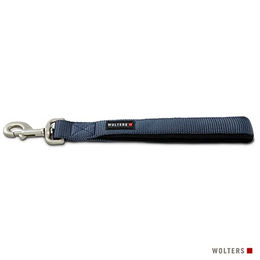 Produktbild von Wolters Kurzführer Professional Comfort Leine aus Gurtband Größe L 45cm x 20mm Graphit Schwarz