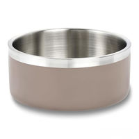 Produktbild von Wolters Linea Hundenapf aus Edelstahl in Braun Größe L 1,8 l