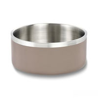 Produktbild von Wolters Linea Hundenapf aus Edelstahl in Braun Größe M 1,0 l