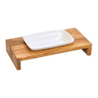 Produktbild von WOLTERS Meshidai Siam True Futternapf aus Holz in Teak - 0,25 l