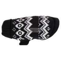 Produktbild von Wolters Norweger Strickpullover für Hunde schwarz/weiß 35 cm