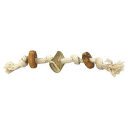 Produktbild von Wolters Olivi Geweih-Tau-Spielzeug Ringe aus Holz für Hunde