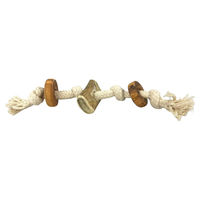 Produktbild von Wolters Olivi Geweih-Tau-Spielzeug Ringe aus Holz für Hunde
