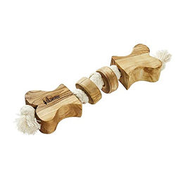 Wolters Olivi Tau-Spielzeug Knochen aus Olivenholz für Hunde 27 cm – Bild 1 von 2