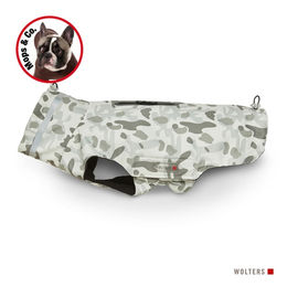 Wolters Outdoorjacke Camouflage für Hunde grau gefüttert und waterproof Größe 40 cm – Bild 1 von 2