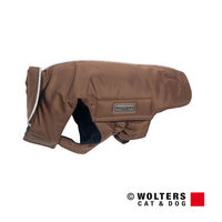 Produktbild von Wolters Outdoorjacke für Hunde aus Nylon in Braun wasserabweisend