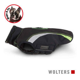 Produktbild von Wolters Outdoorjacke Xtra Strong für kleine Hunde aus Nylon in Neon Grün wasserabweisend