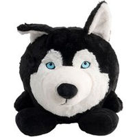 Produktbild von Wolters Plüschspielzeug Henry Husky Hundespielzeug Mini XS Schwarz-Weiß