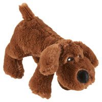 Produktbild von Wolters Plüschspielzeug Hund Braun Größe M aus Polyester