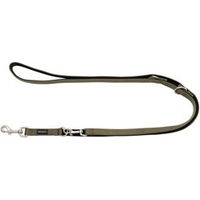 Produktbild von Wolters Professional Comfort Führleine aus Nylon wasserabweisend olive/schwarz Größe M 200 cm x 15 mm - 200 cm