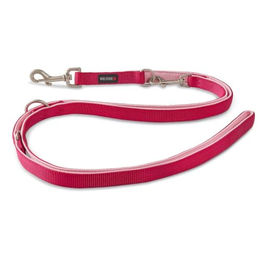 Wolters Professional Comfort Führleine für Hunde aus Nylon in Himbeer/Rosé Größe L 200 cm - 2 m – Bild 1 von 5