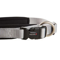 Produktbild von WOLTERS Professional Comfort Halsband aus Nylon Silber/Schwarz 30-35 cm x 25 mm