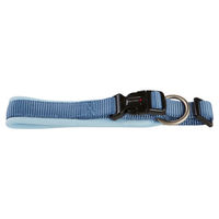 Produktbild von Wolters Professional Comfort Halsband extra-breit aus Nylon in Blau 50-60 cm x 45 mm