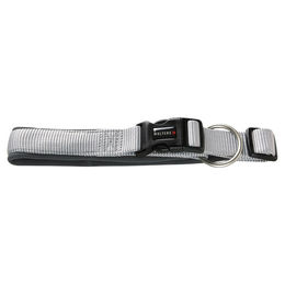 Wolters Professional Comfort Halsband für Hunde aus Nylon extra breit Silber Grau Größe S – Bild 1 von 2
