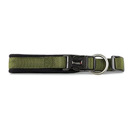 Wolters Professional Comfort Halsband für Hunde aus Nylon extra breit XL Grün Schwarz – Bild 1 von 3