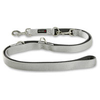 Produktbild von Wolters Professional Comfort Hundeführleine aus Nylon silber grau XL - 200 cm