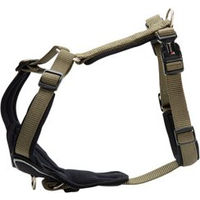 Produktbild von Wolters Professional Comfort Hundegeschirr aus Nylon in Grün/Schwarz Größe L mit wasserabweisender Eigenschaft