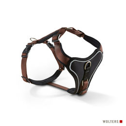 Wolters Professional Comfort Hundegeschirr aus Nylon in Tabac/Schwarz 27-32 cm x 15 mm – Bild 1 von 2