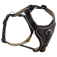 Produktbild von Wolters Professional Comfort Hundegeschirr aus Nylon schwarz/braun XXL