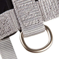 Produktbild von Wolters Professional Comfort Hundegeschirr aus Nylon Silber Schwarz Größe 3