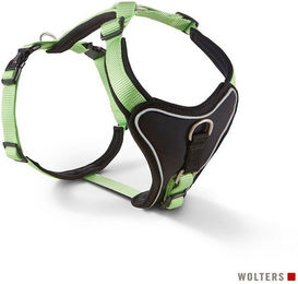 Wolters Professional Comfort Hundegeschirr aus Nylon und Neopren gepolstert Grün Schwarz Größe 2A – Bild 1 von 2