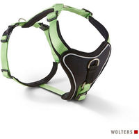 Produktbild von Wolters Professional Comfort Hundegeschirr aus Nylon und Neopren gepolstert Grün Schwarz Größe 2A