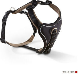 Wolters Professional Comfort Hundegeschirr aus Nylon und Neopren schwarz/braun Größe M – Bild 1 von 6