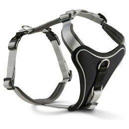 Wolters Professional Comfort Hundegeschirr für Riesenrassen aus Nylon Silber Grau XXXL – Bild 1 von 4